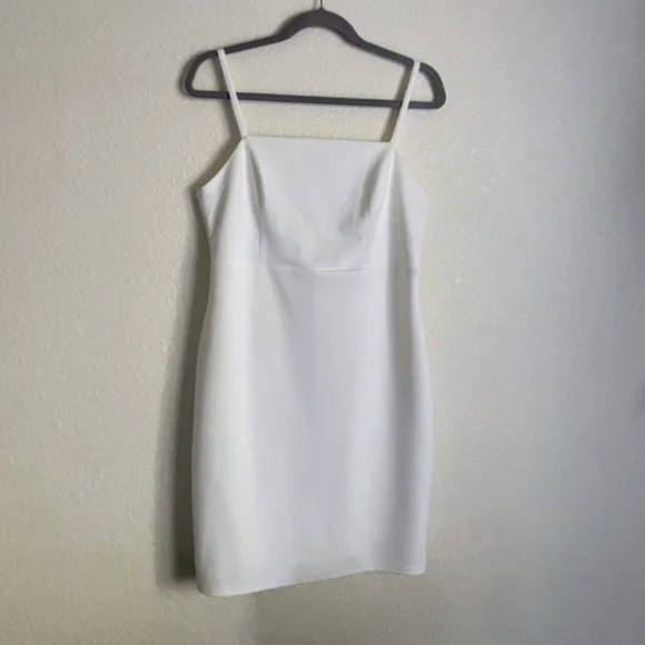 Lulus Amazing Appeal White Backless Bodycon Mini Dress XL - Picture 2 of 12